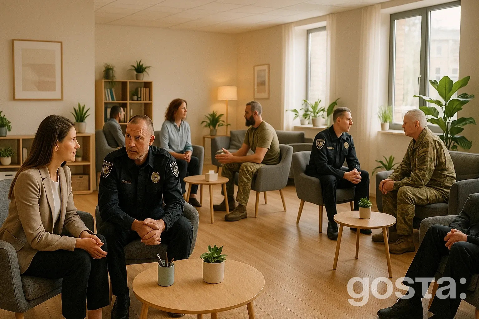 Київ відкрив Центр психологічної підтримки для поліцейських і ветеранів: як працює «Блакитне небо для України»?