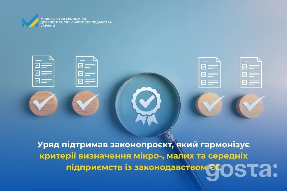 Класифікація МСП по-новому: Кабмін узгодив критерії з ЄС – що зміниться для бізнесу