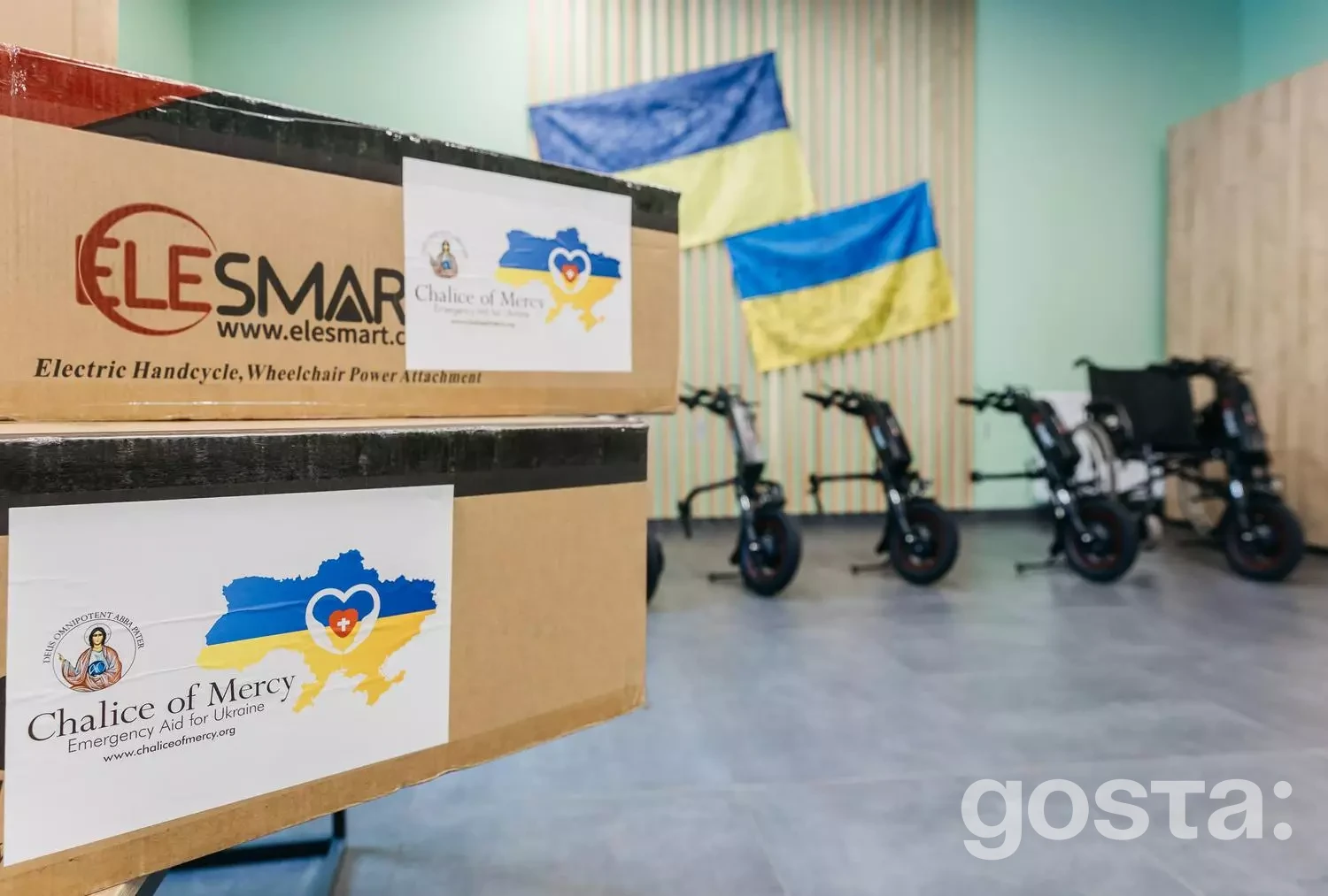 Комплекс реабілітації з електроприводами для ветеранів у медичному центрі МВС України.