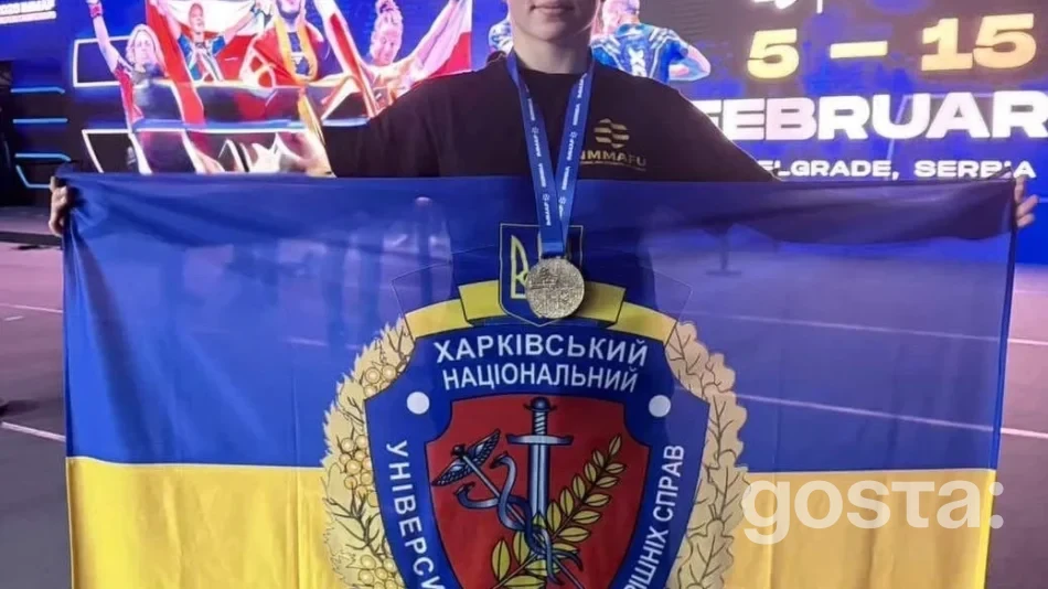 Триразова чемпіонка Європи з ММА: курсантка ХНУВС Яна Шелемба бере «золото» в Белграді