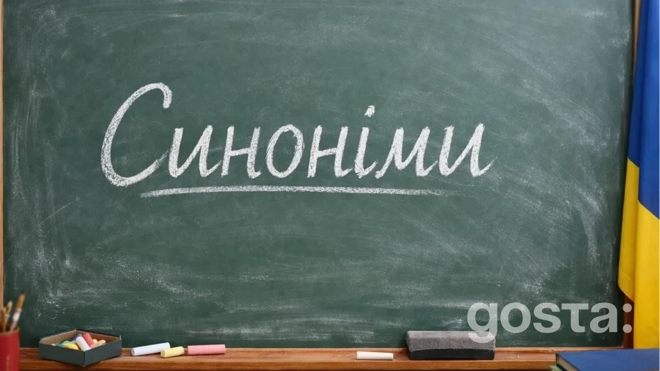 Що таке синоніми наприклад