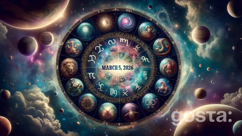 Самий точний гороскоп на 5 березня 2026 року для всіх знаків зодіаку